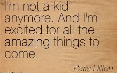 I Don’t Kid Myself