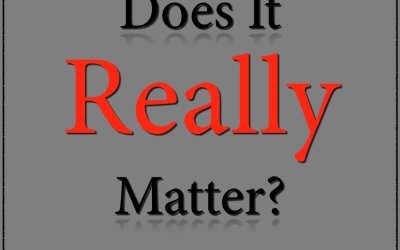 Does It Matter?